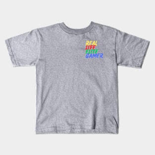 Real Life Elite Gamer (Mood Colors) - Pocket ver. Kids T-Shirt